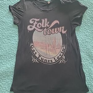 Spell Black Folk Town Tee